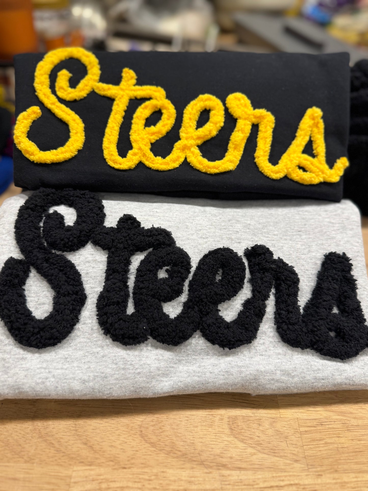 Plush & Proud Crewneck Single Word